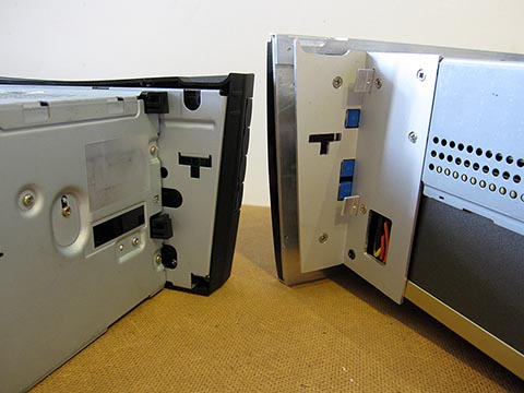 Eingebaute Geräte und Computer, Höhenunterschied. Car-PC für Mercedes E-Klasse, W 211, Audio 20.