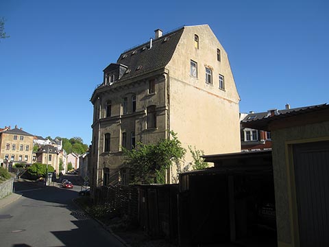 Вид на дом Виктора Дителя с северо-западной стороны.