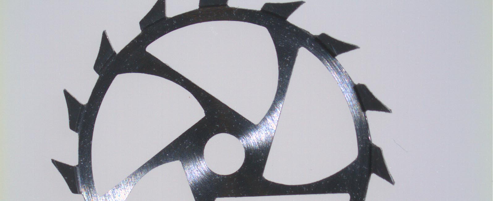 Chronometerrad, aufgenommen mit dem Stereomikroskop Olympus SZ 61.