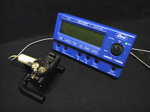 Zeitwaage für mechanische Uhren Elma Watch-Matic (Schweiz). Gangmessgerät.